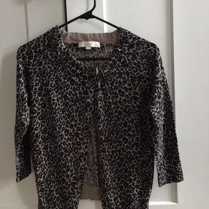 Leopard print sweater